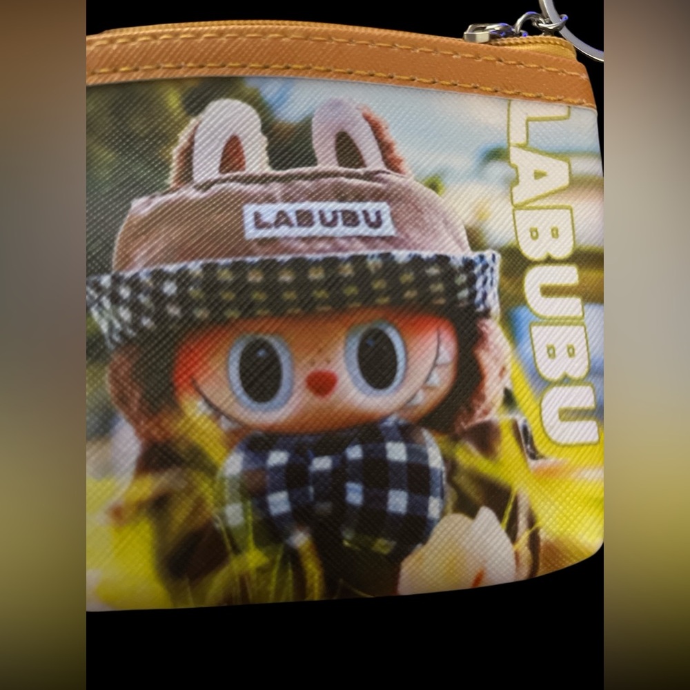NWT Labubu Character Coin Purse- Gray and Brown - Picture 3 of 3
